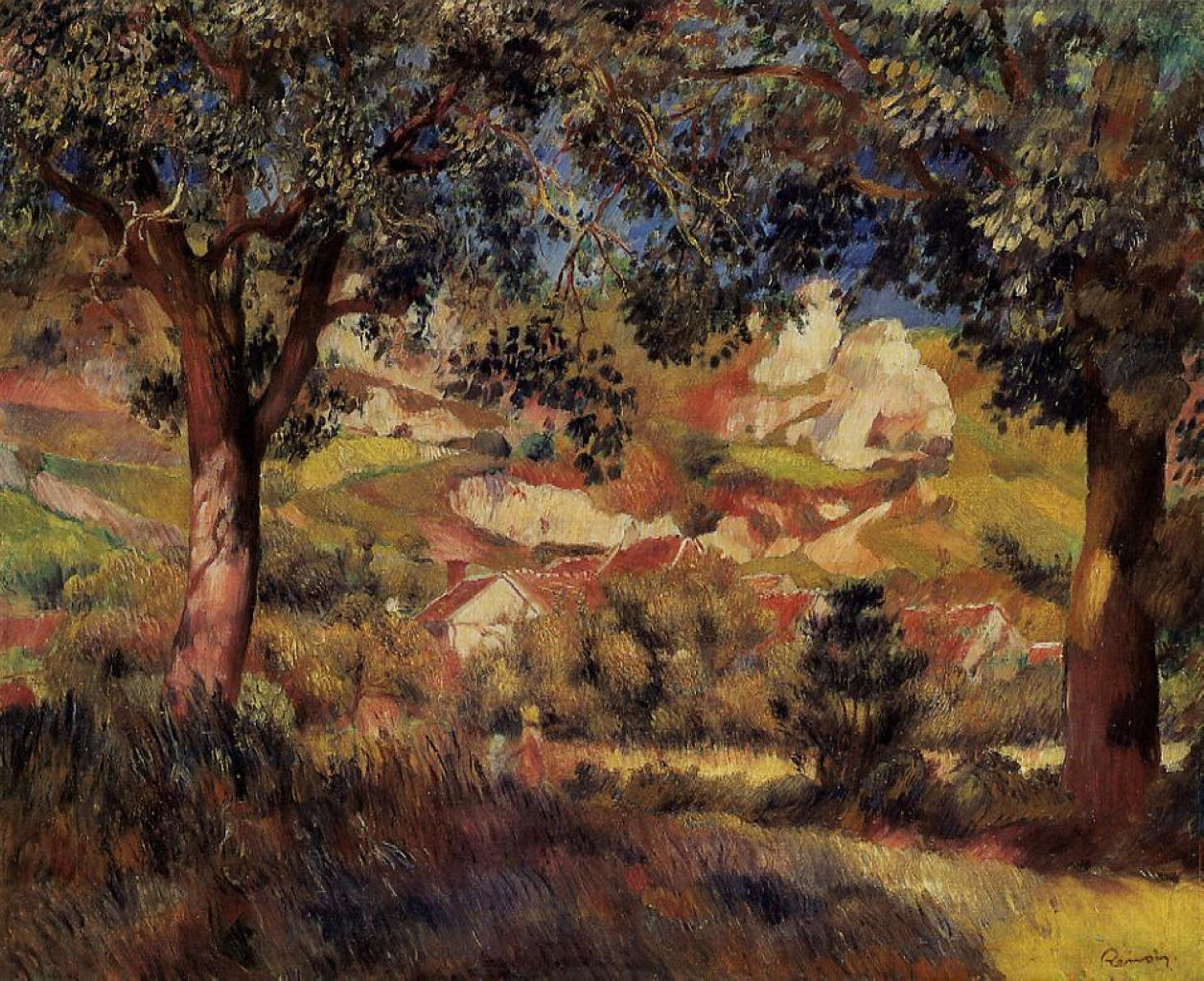 Landscape in la Roche-Guyon 1887